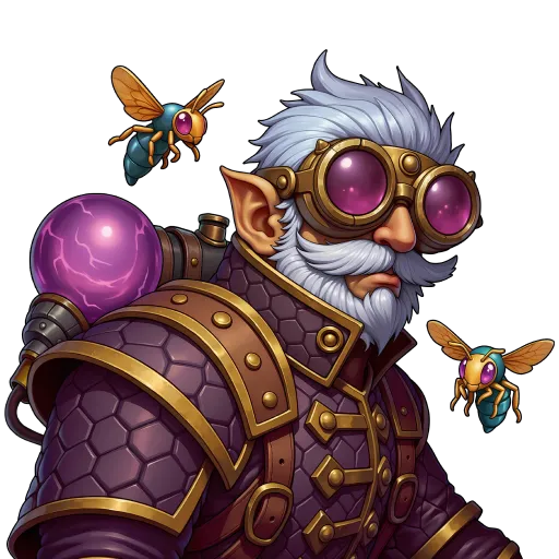 Buzz key art — Arcanist skin