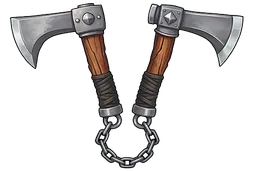 Chained Twin Choppers