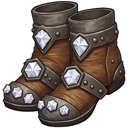 Diamond-covered Toecaps
