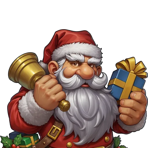 Dorf key art — Ol' Saint Nicki skin