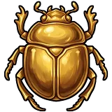 Gold Scarab