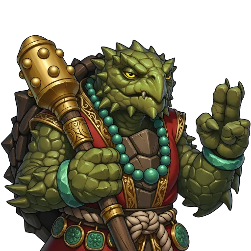 Kragg key art — Mossback skin