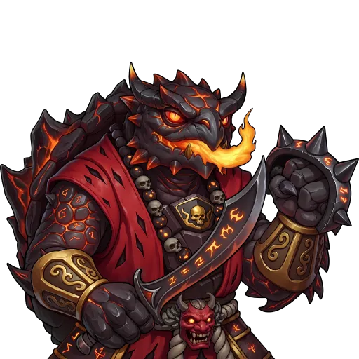 Kragg key art — Seventh Circle skin