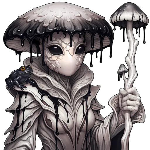 Mycella key art — Inkveil skin