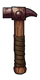 Rusty Forge Hammer