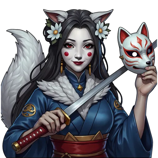 Sage key art — Kitsune skin