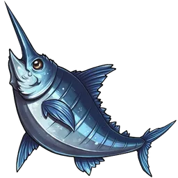 Struggling Marlin