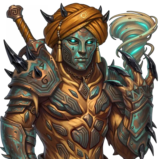 Zahir key art — Tarnished skin