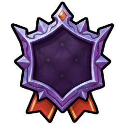 Purple and silver spiked emblem — second membership tier